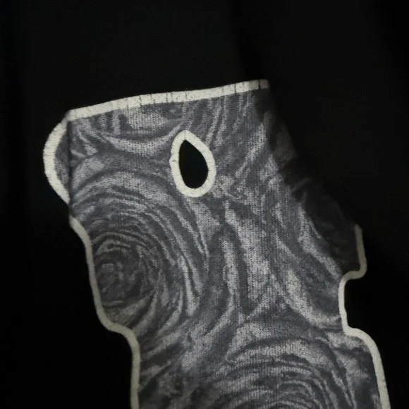 VLone Pop Smoke Collab Black Hoodie with Blue Rose Graphic